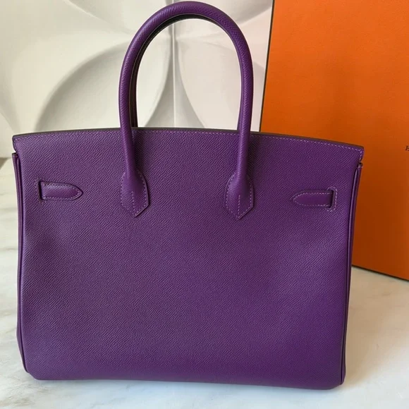 Hermès Birkin 35 handbag in Anemone Epsom! - Picture 6 of 17
